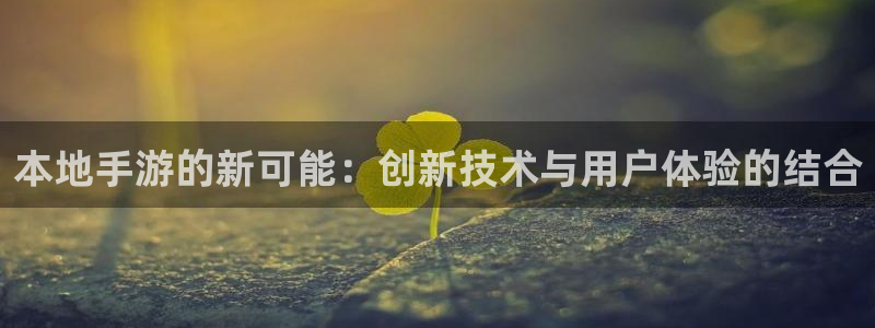 V8娱乐官网：本地手游的新可能：创新技术与用户体验的结合